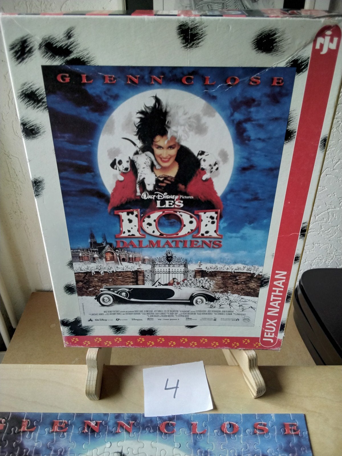 Disney Nathan 101  Dalmatiens puzzel van 500st, Ophalen of Verzenden, 500 t/m 1500 stukjes, Gebruikt