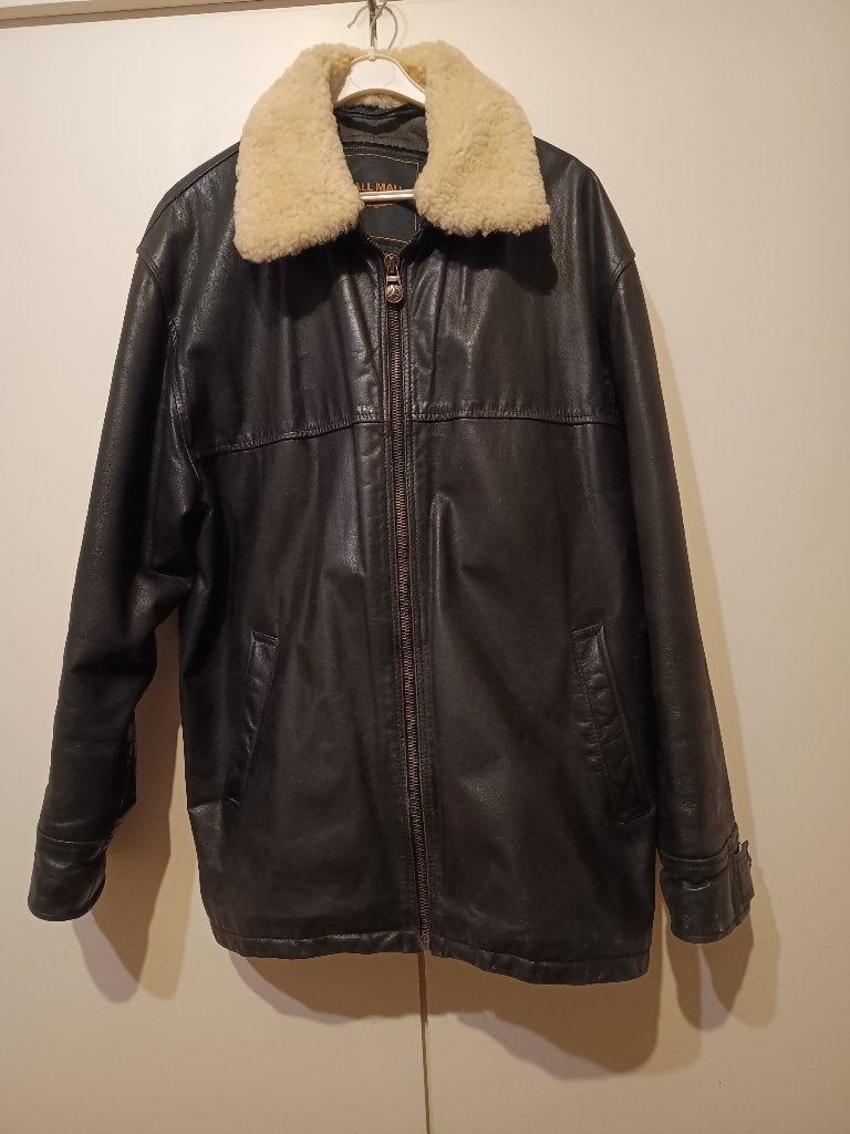 Pall Mall pilotenjas leder American Classic maat XL, Kleding | Heren, Bruin, Maat 56/58 (XL), Pall Mall, Ophalen of Verzenden