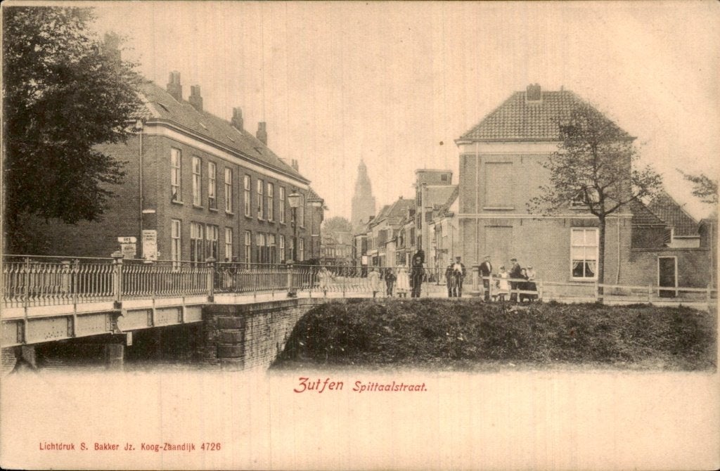 Spittaalstraat - Brug, Ophalen of Verzenden, Voor 1920, Ongelopen, Gelderland