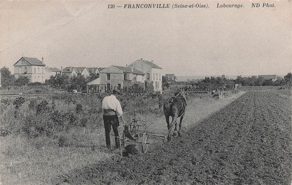 702-402-007 Franconville (Seine-Et-Oise) Labourage, Verzenden, Voor 1920, Frankrijk