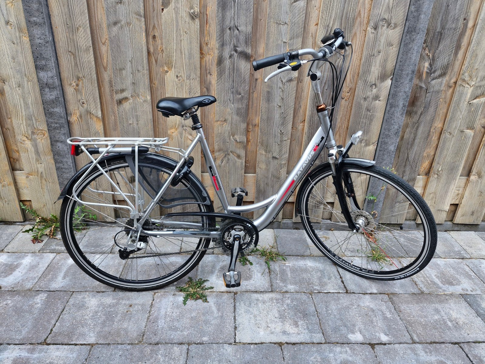 Batavus Compass Damesfiets 57cm, 27 versn. Shimano Deore, Fietsen en Brommers, 56 cm of meer, Ophalen, Gebruikt, Batavus