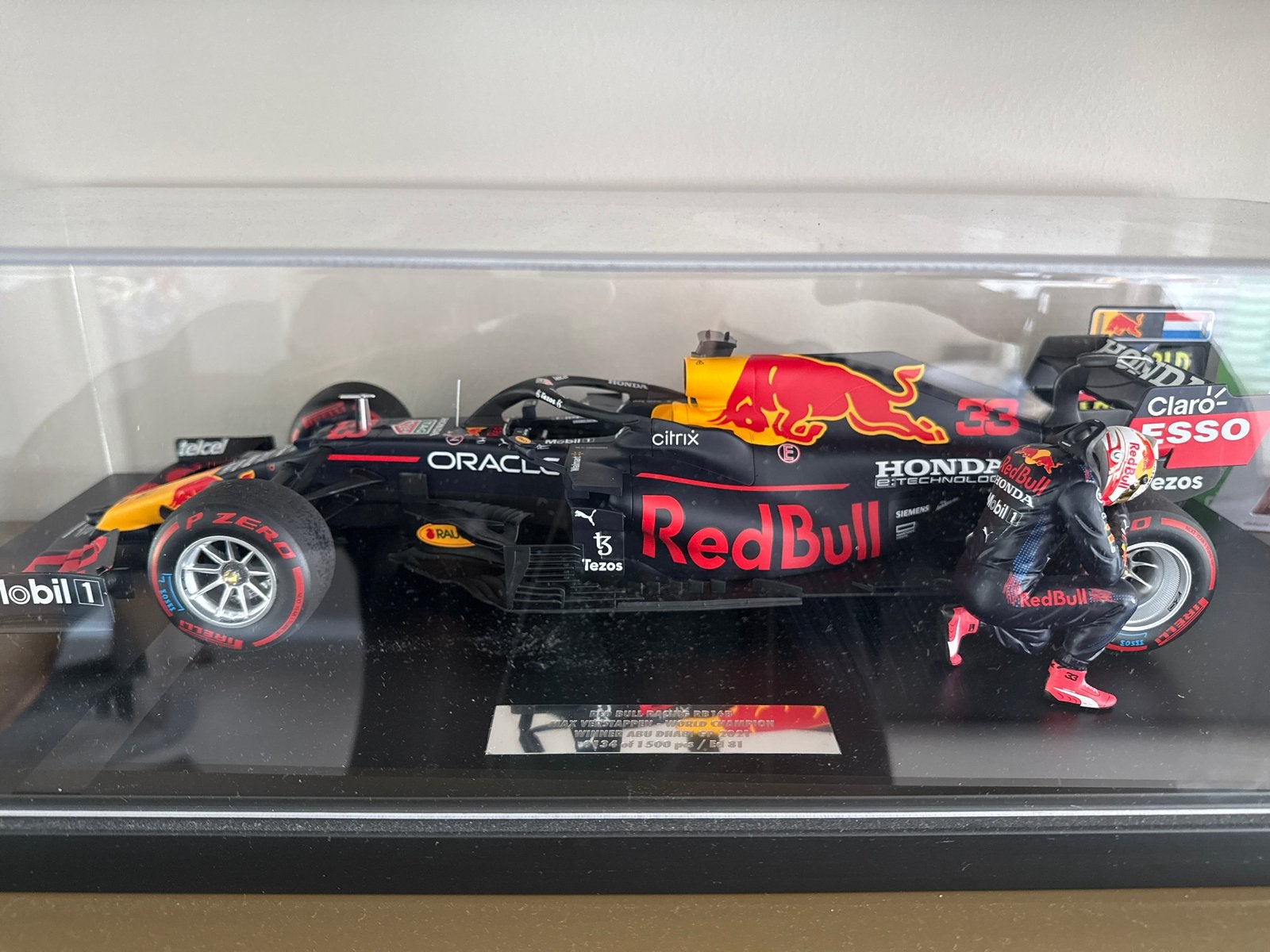 Max Verstappen Red Bull Racing RB16B 1:12 Schaalmodel, Overige merken, Auto, Groter dan 1:32, Ophalen of Verzenden