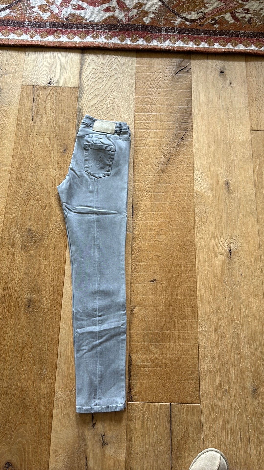 Marccain N2 stretch broek grijs in goede staat, Verzenden, Zo goed als nieuw, Grijs