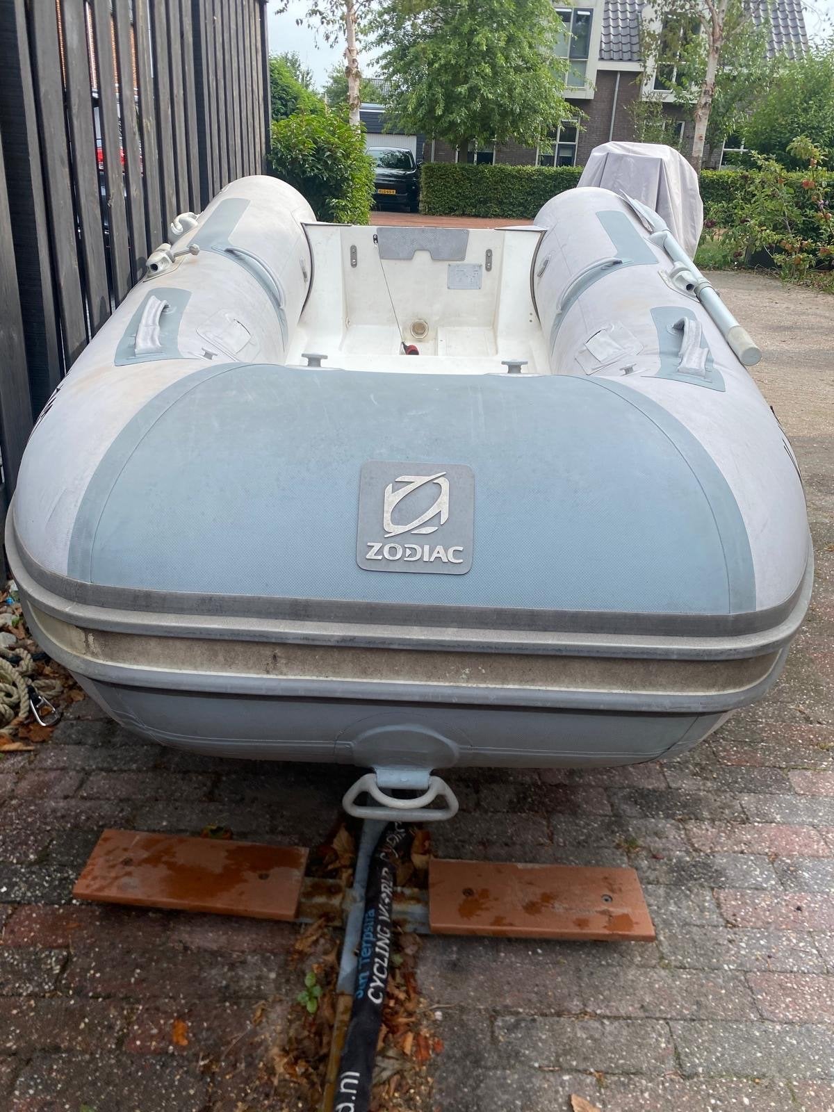 Zodiac rubberboot met polyester bodem, Ophalen of Verzenden, Gebruikt