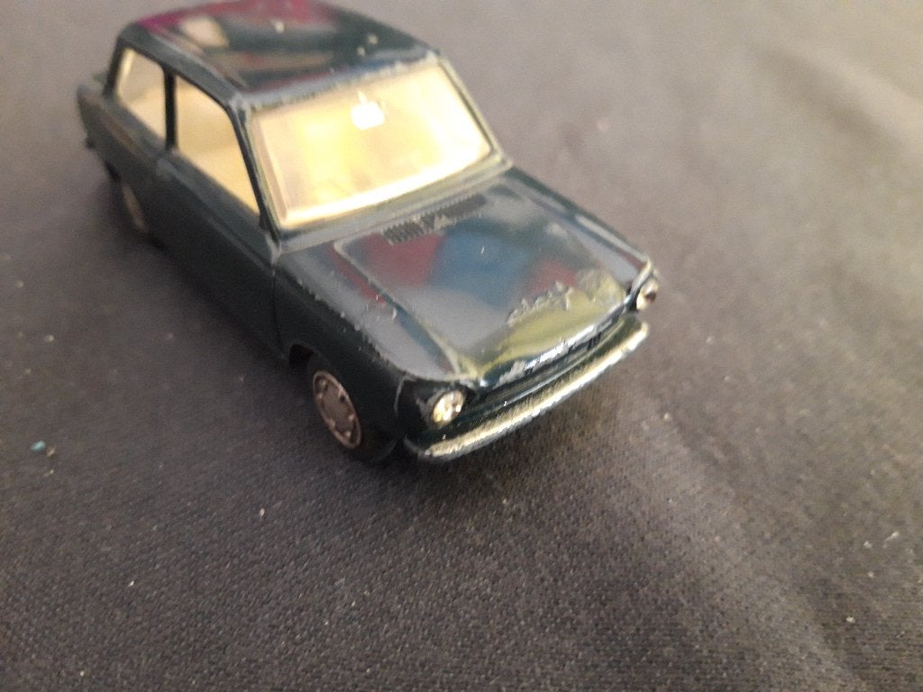 Daf 44 donkergroen – Lion car 2e serie 1967 - 1969, Hobby en Vrije tijd, Ophalen of Verzenden, Gebruikt, Auto, Overige merken