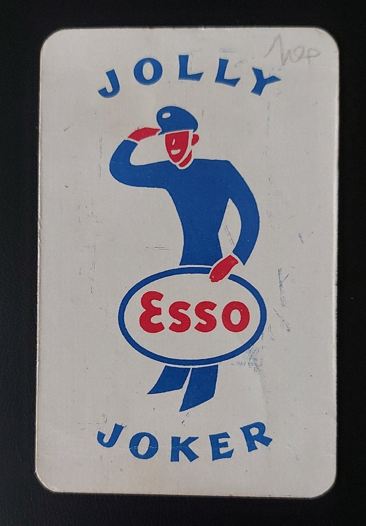 oude speelkaarten joker ESSO, Verzenden, Gebruikt, Speelkaart(en)