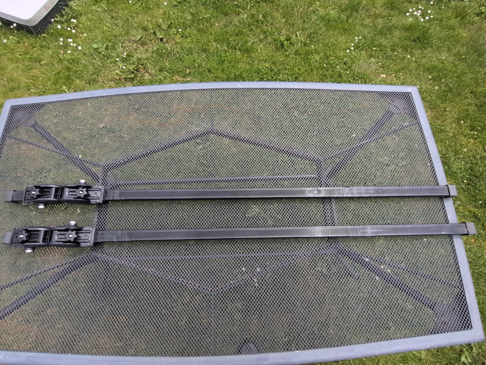 Dakdragers universeel voor open dak rails, Auto diversen, Dakdragers, Ophalen, Gebruikt