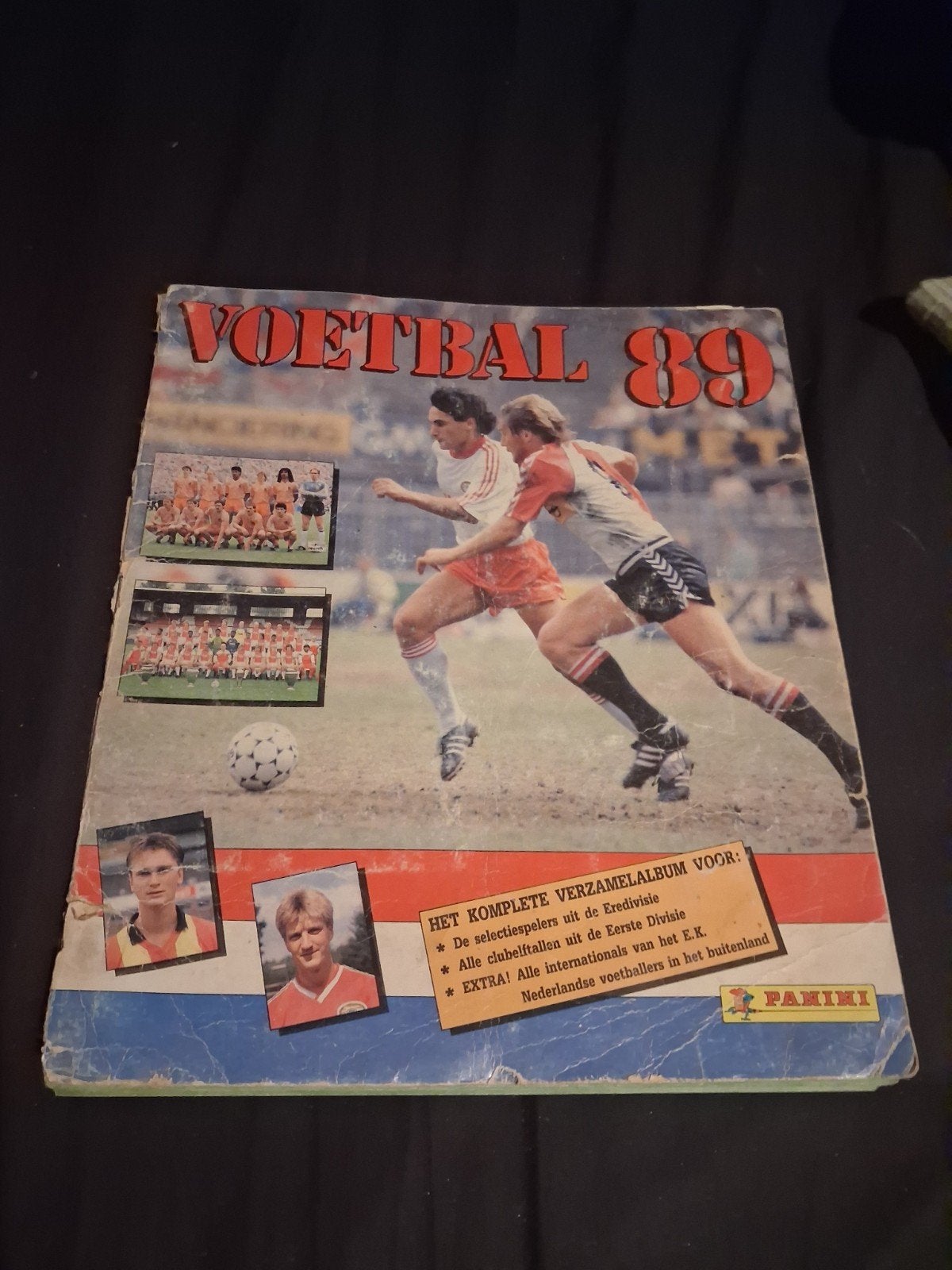 Panini ,voetbalplaatjes,plakboek uit 89, Ophalen of Verzenden, Buitenlandse clubs, Poster, Plaatje of Sticker