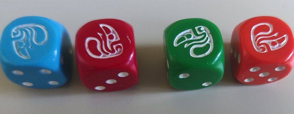 toekan dobbelsteen van het PERUDO spel kies uit div. kleuren, Vijf spelers of meer, Ophalen of Verzenden, Nieuw