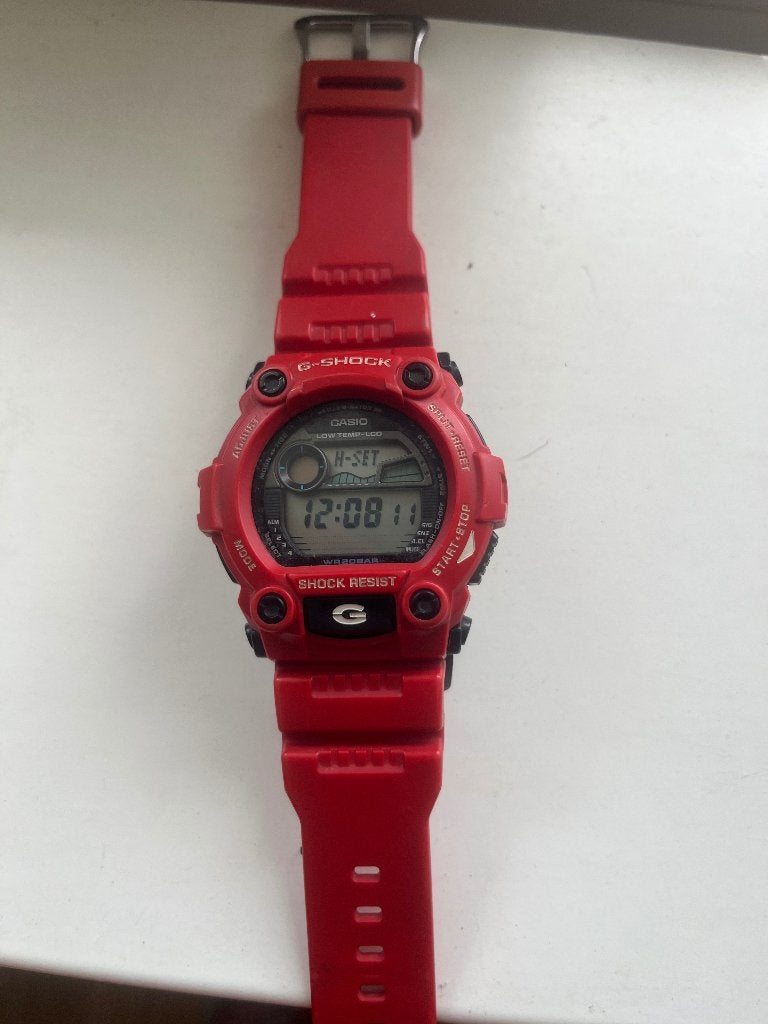 Cassio horloge shock G 7900 A, Polshorloge, Kunststof, Ophalen of Verzenden, Zo goed als nieuw