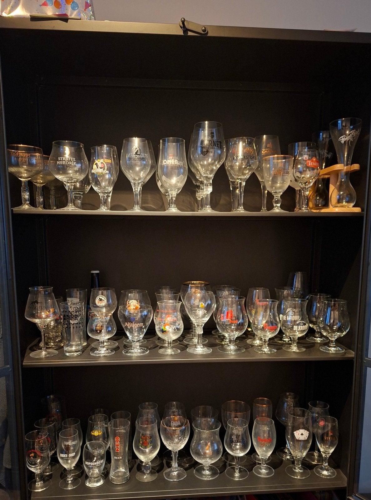 Grote collectie bierglazen - diverse merken, Ophalen