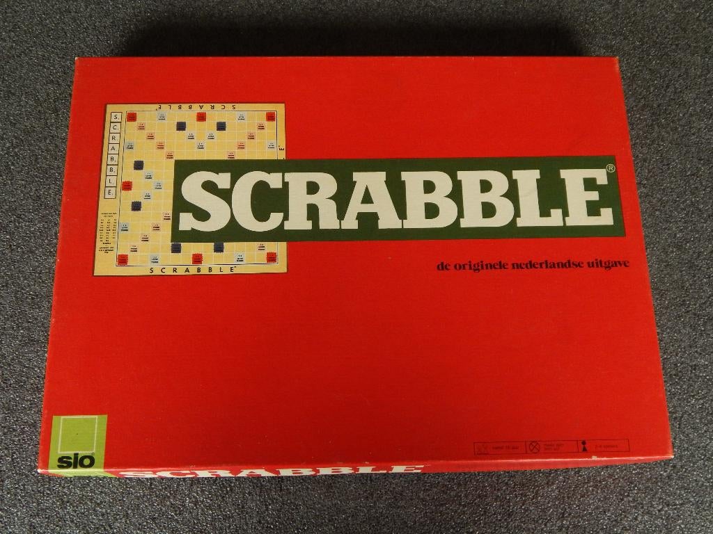 Scrabble , Sio, Hobby en Vrije tijd, Gezelschapsspellen | Bordspellen, Een of twee spelers, Ophalen of Verzenden, Gebruikt, SIO