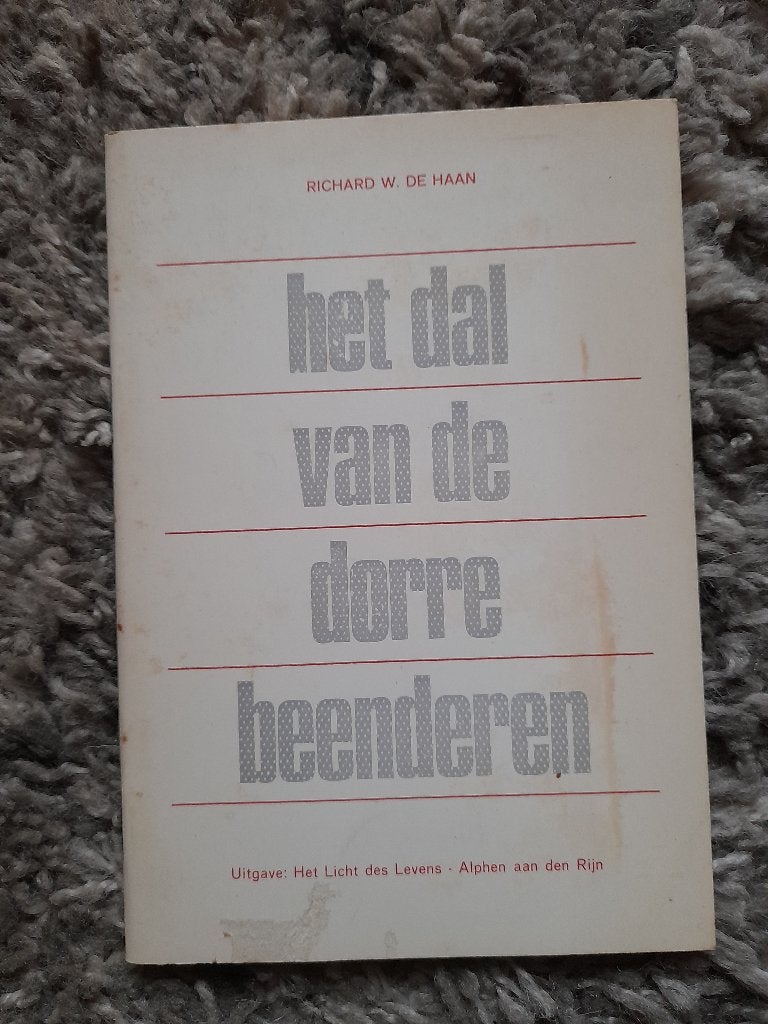 HET DAL VAN DE DORRE BEENDEREN Richard W de Haan, Ophalen of Verzenden, Gelezen