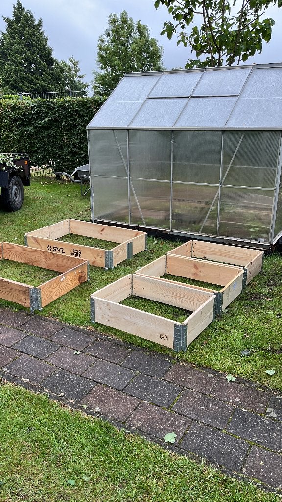 4 stuks Pallet randen € 30,-, Ophalen, Gebruikt, 100 cm of meer, Opvouwbaar
