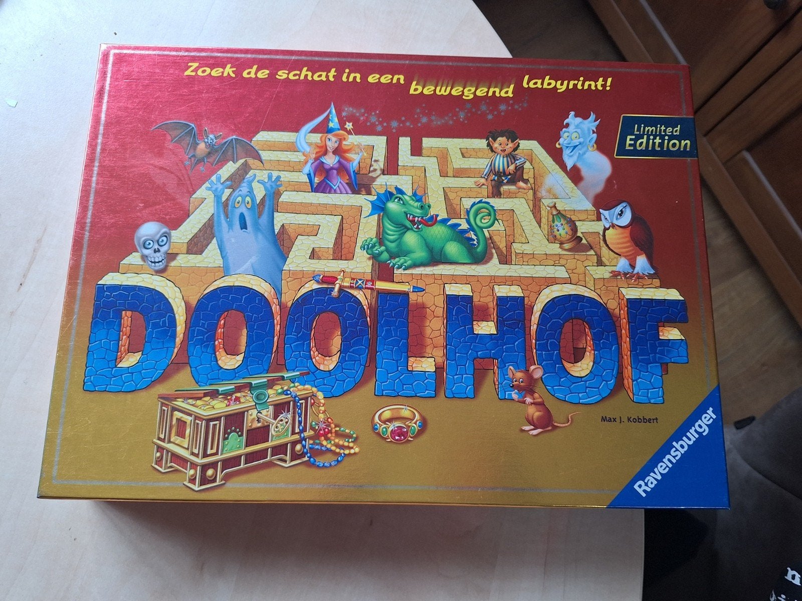 Betoverde Doolhof compleet., Hobby en Vrije tijd, Gezelschapsspellen | Bordspellen, Ophalen of Verzenden, Zo goed als nieuw