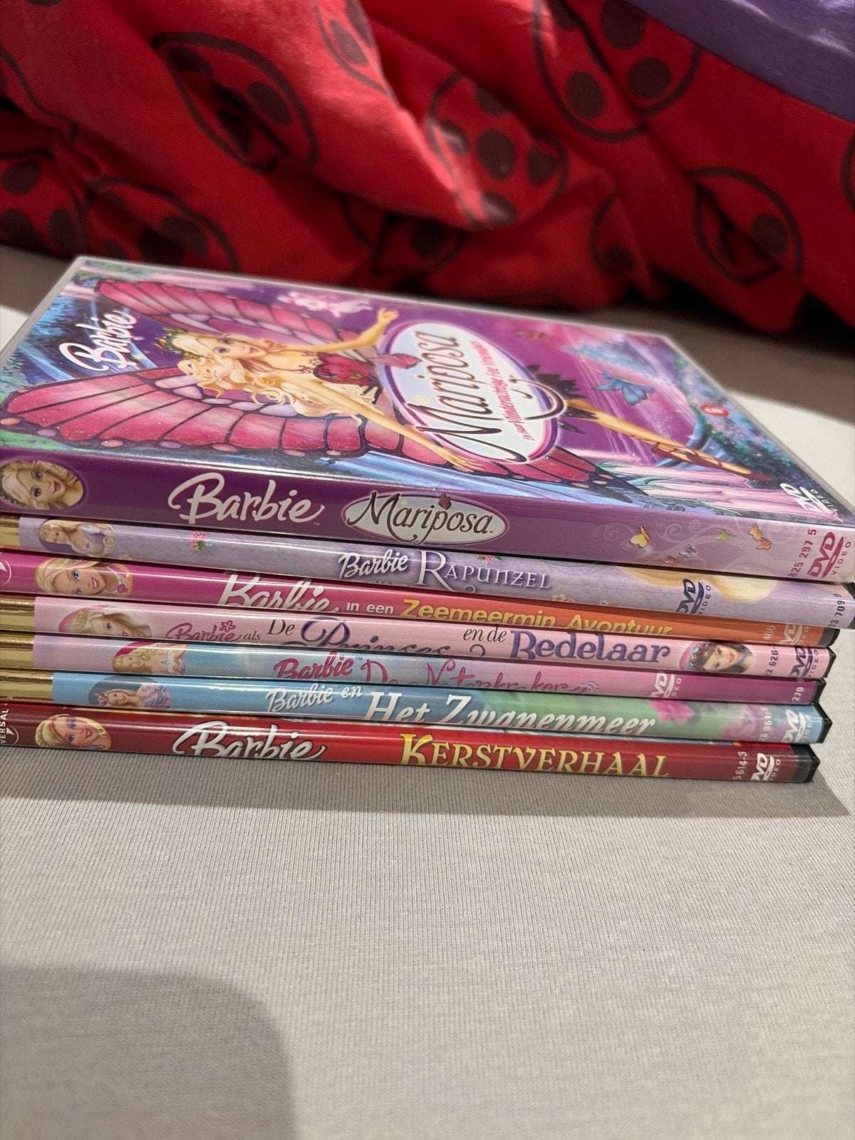 Barbie DVD collectie - 6 films, discs in orde, Alle leeftijden, Zo goed als nieuw, Familie, Film