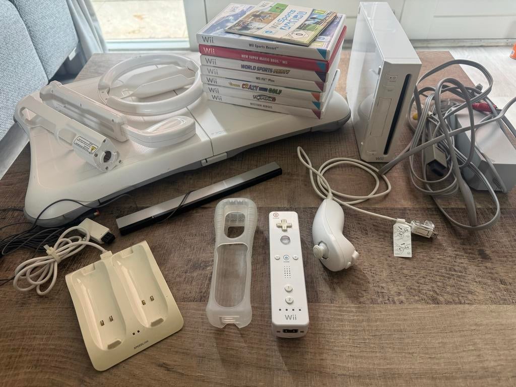 Complete Wii met extra's en spellen!, Ophalen of Verzenden, Gebruikt