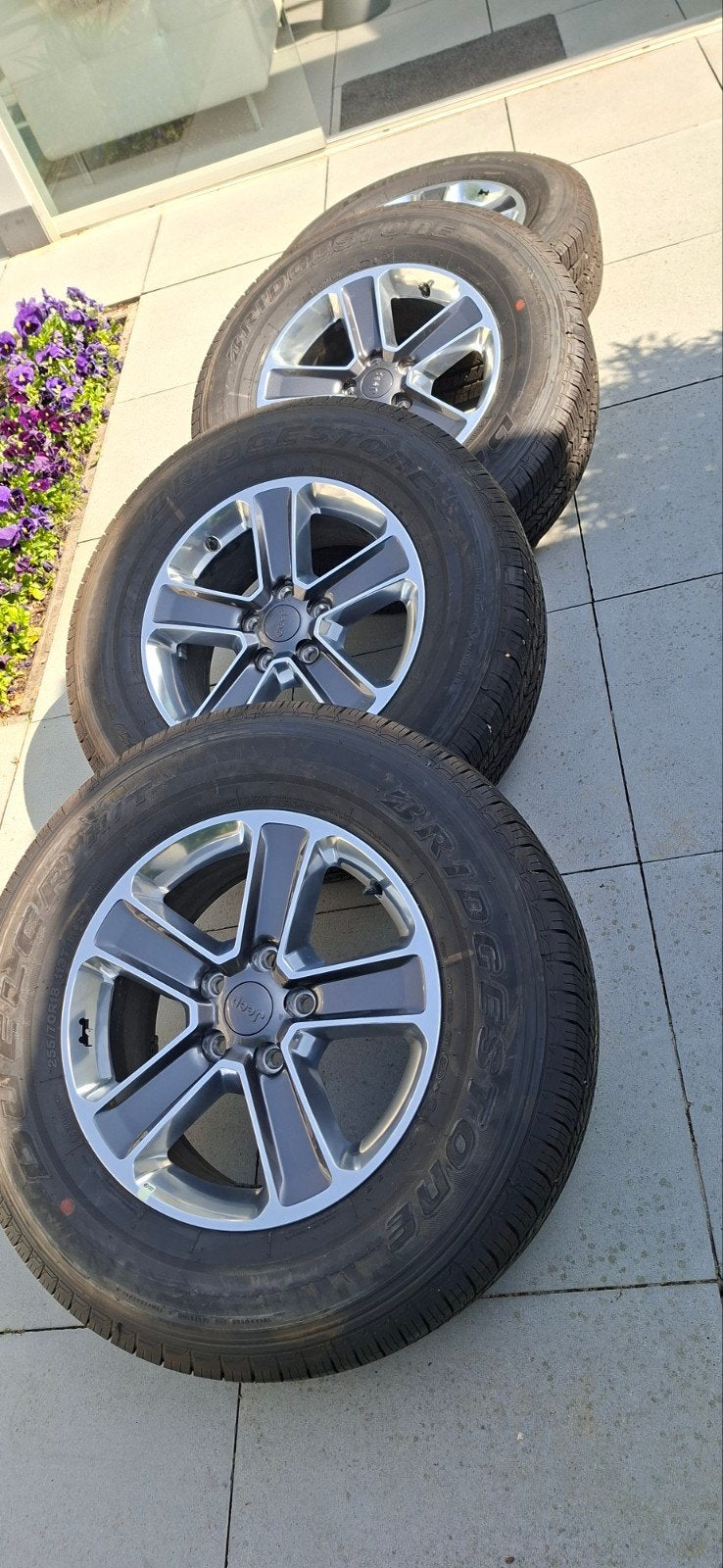 Jeep Wrangler 18 inch originele wielen., 18 inch, Gebruikt, Banden en Velgen, Ophalen of Verzenden