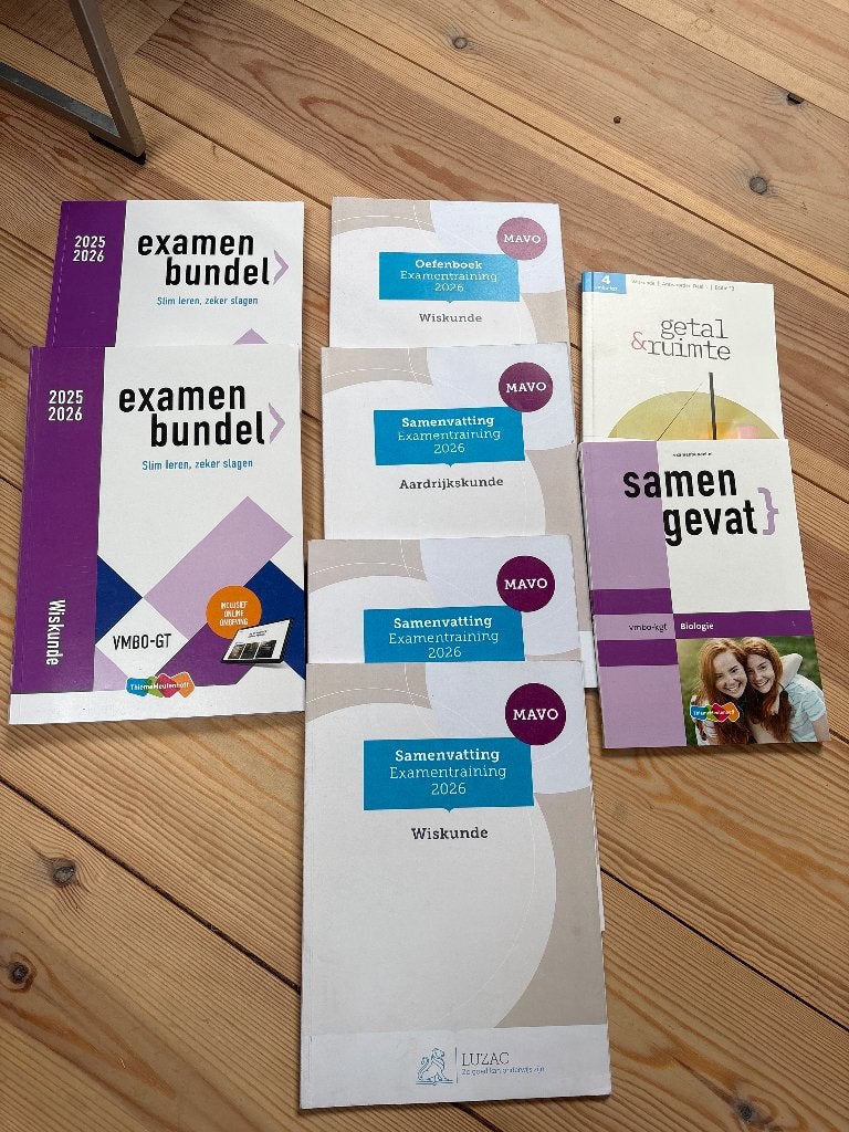 Examenbundels en samenvattingen VMBO/MAVO, Boeken, Ophalen of Verzenden, Zo goed als nieuw, VMBO, Wiskunde A
