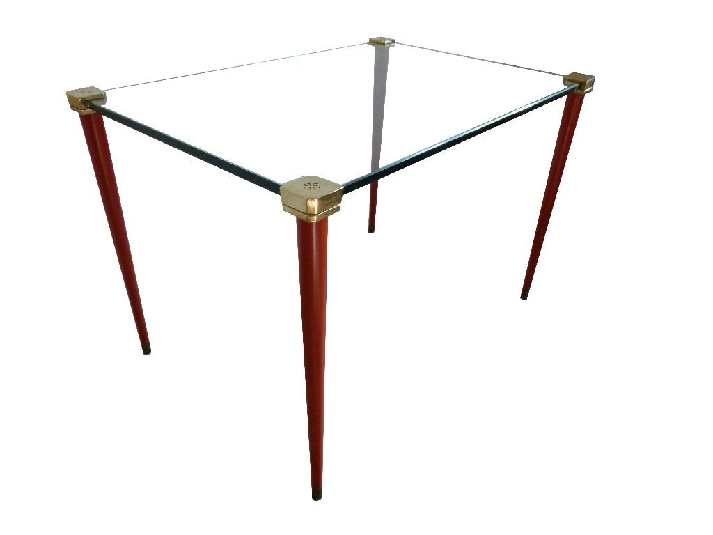 Mooie unieke zeer zeldzame vintage Peter Ghyczy sidetable, Ophalen, Gebruikt