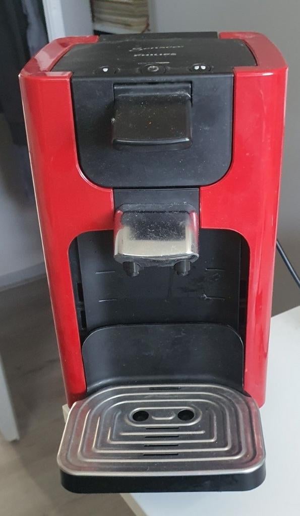 Philips Senseo Koffiezetapparaat Rood, Koffiepads en cups, Gebruikt, Koffiemachine, Ophalen of Verzenden