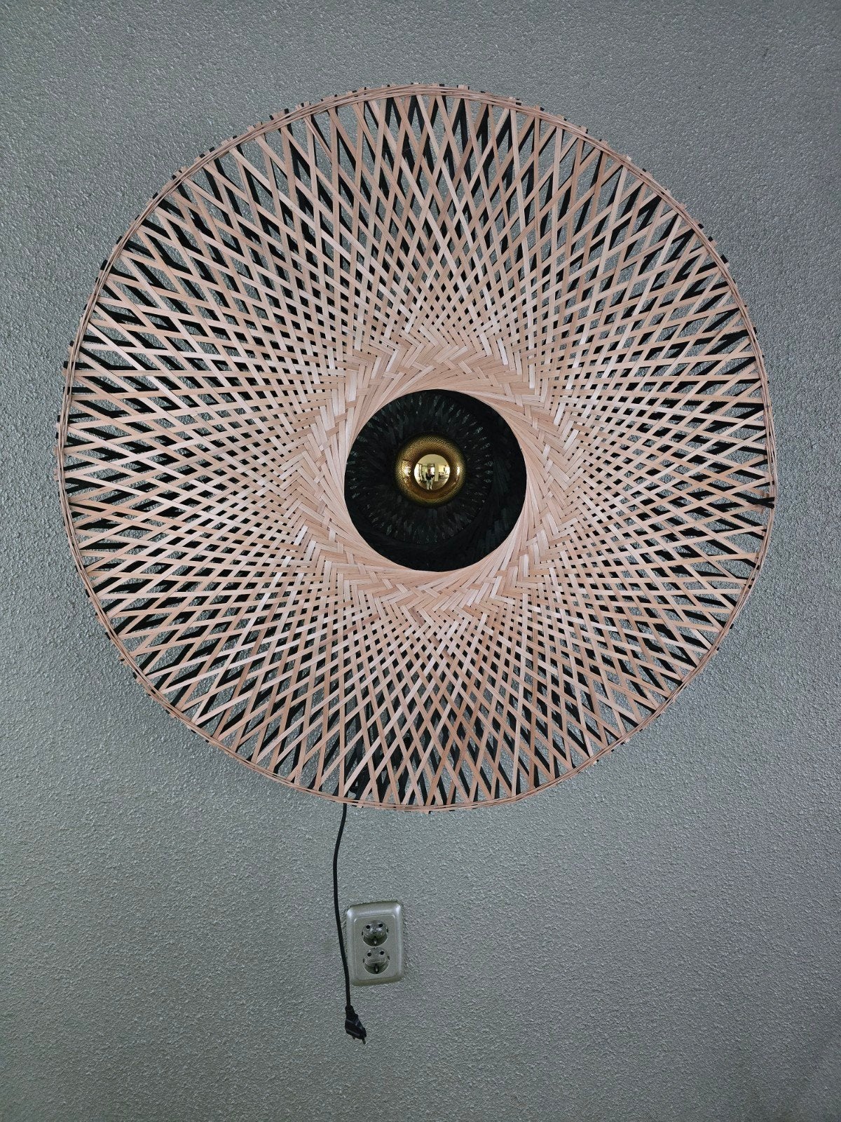 Wandlamp Good Mojo, Ophalen, Met snoer/stekker, E27 (groot), Zo goed als nieuw