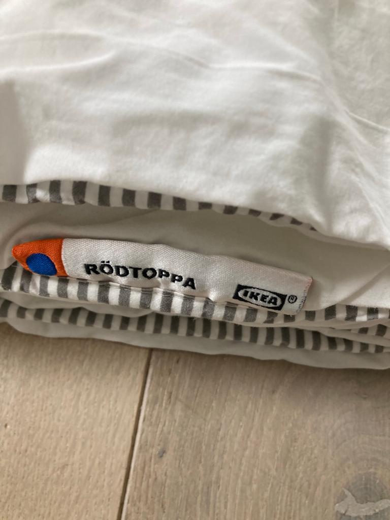 IKEA RÖDTOPPA Dekbed - Zo goed als nieuw, Eenpersoons, Wit, Ophalen of Verzenden, Deken of Dekbed