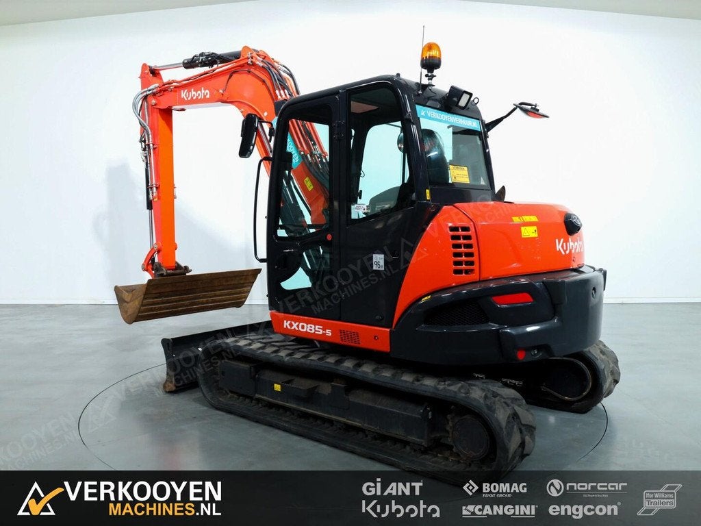 2024 Kubota KX085-5 Mono VV1443, Zakelijke goederen, Machines en Bouw | Kranen en Graafmachines, Graafmachine