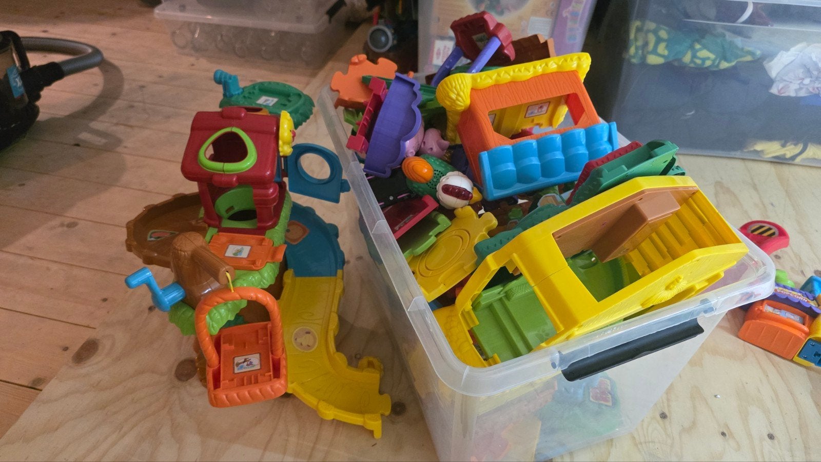 VTech Zoef Zoef Dieren Speelsets: Boomhut, Boerderij, Manege, Ophalen of Verzenden, Zo goed als nieuw, Jongen of Meisje