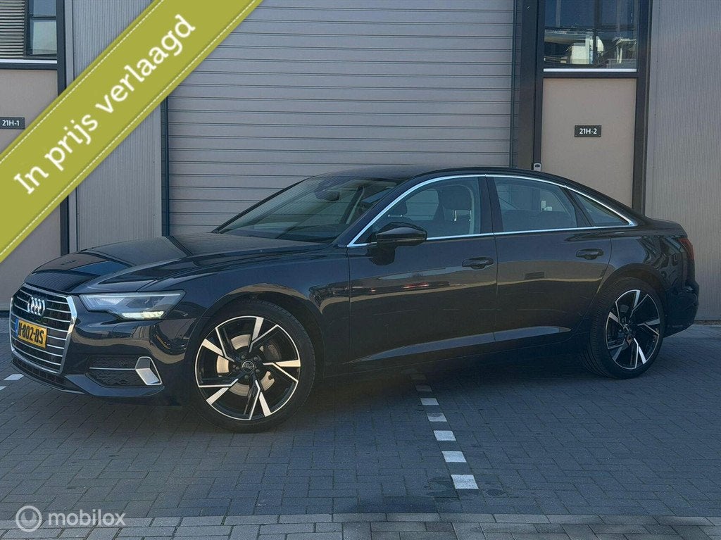 Audi A6 Limousine 45 TFSI Sport Memory / StoelV / Key / LED, Gebruikt, Euro 6, 4 cilinders, Blauw