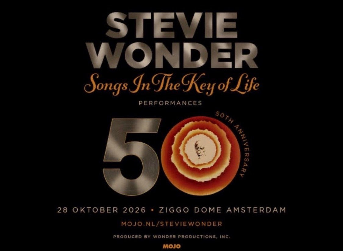 1 staplaats voor Stevie Wonder in de Ziggo Dome, Eén persoon, Oktober