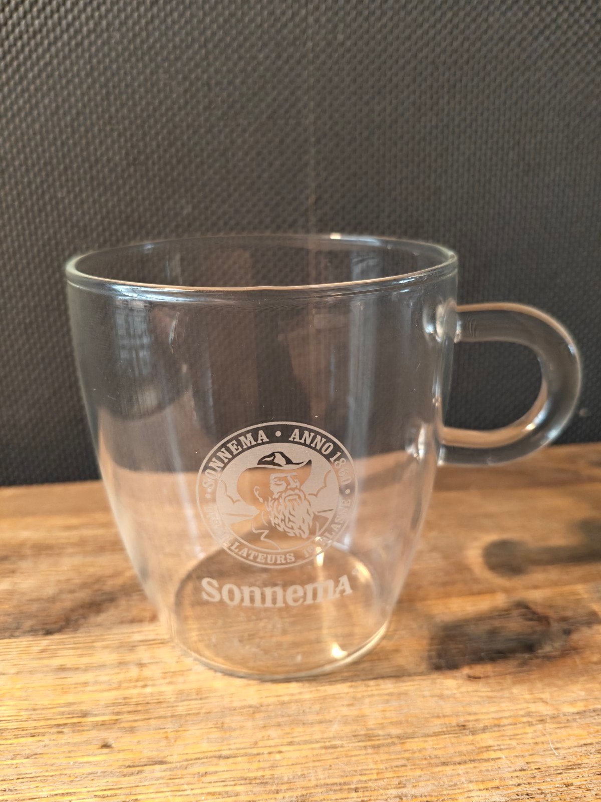 Officieel Sonnema Berenburg merkglas, Verzamelen, Ophalen of Verzenden, Gebruikt, Gebruiksvoorwerp