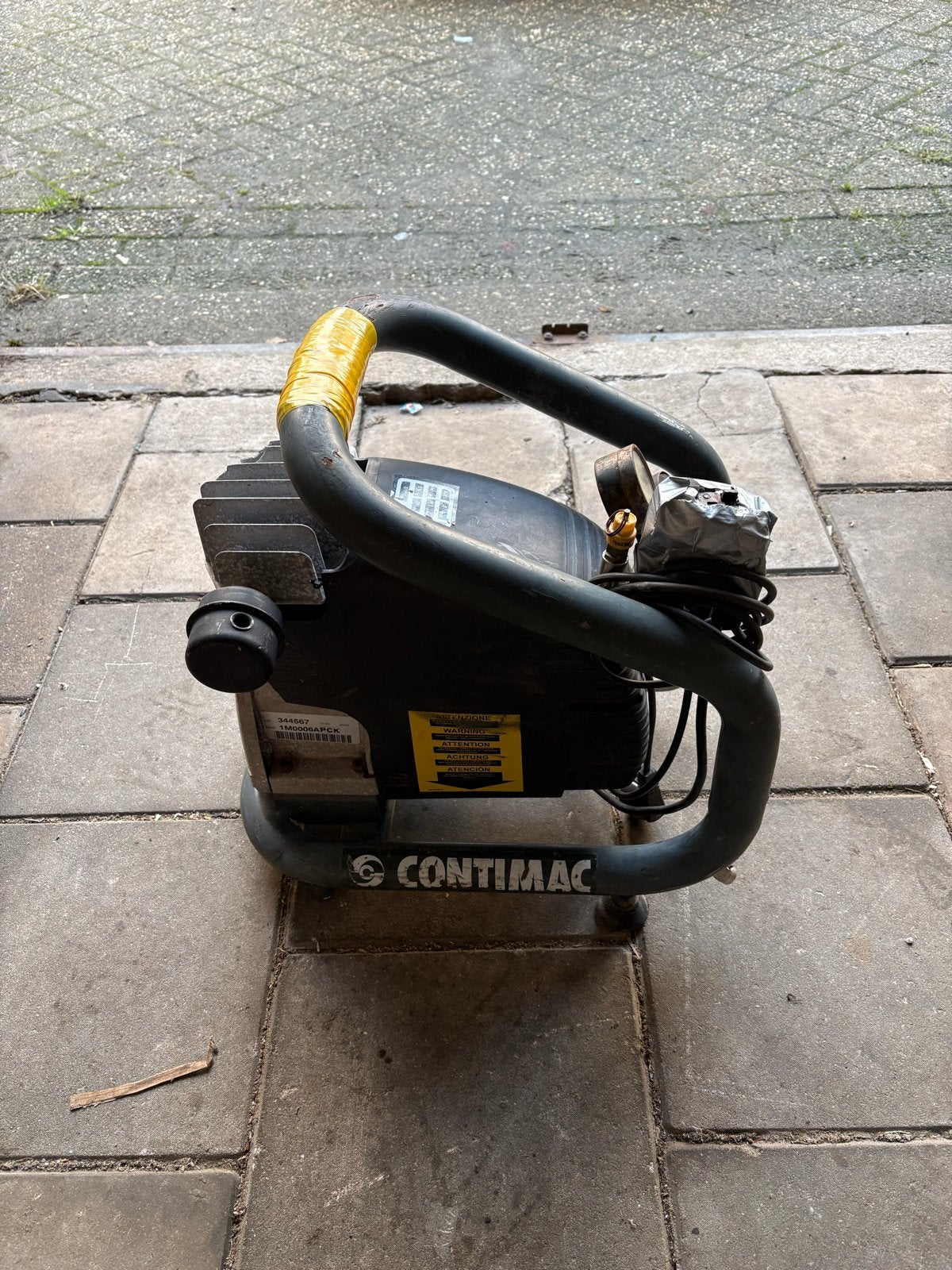 Contimac compressor, Gebruikt, 10 bar of meer, Ophalen of Verzenden, 200 tot 400 liter/min