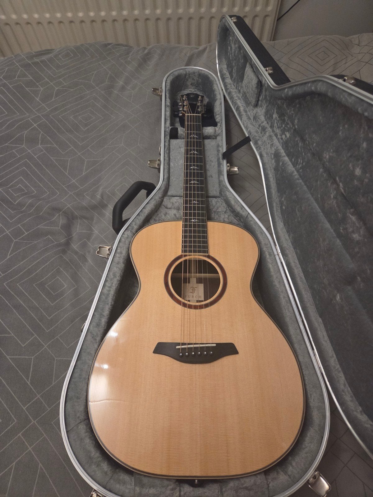 Furch Orange OM-SR akoestische gitaar met koffer, Ophalen, Zo goed als nieuw, Western- of Steelstringgitaar, Met koffer