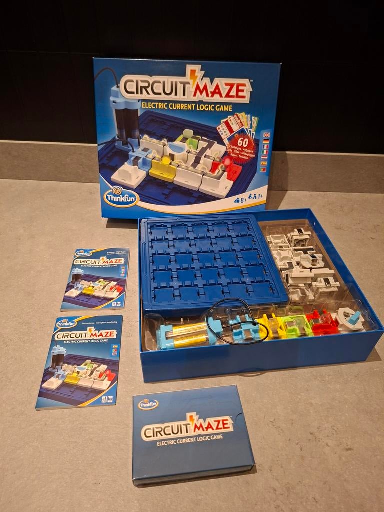 Thinkfun Circuit Maze - Elektrisch Logica Spel, Ophalen of Verzenden, Zo goed als nieuw