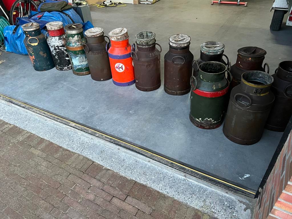 Diverse melkbussen te koop - in goede staat, Antiek en Kunst, Antiek | Overige Antiek, Ophalen of Verzenden