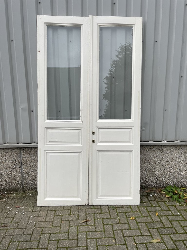 Prachtige antieke set ensuitedeuren, Jurgen.hoogenboezem@gmail.com, Binnendeur, Nieuwstraat 1c, 6271 AX Gulpen, Glas