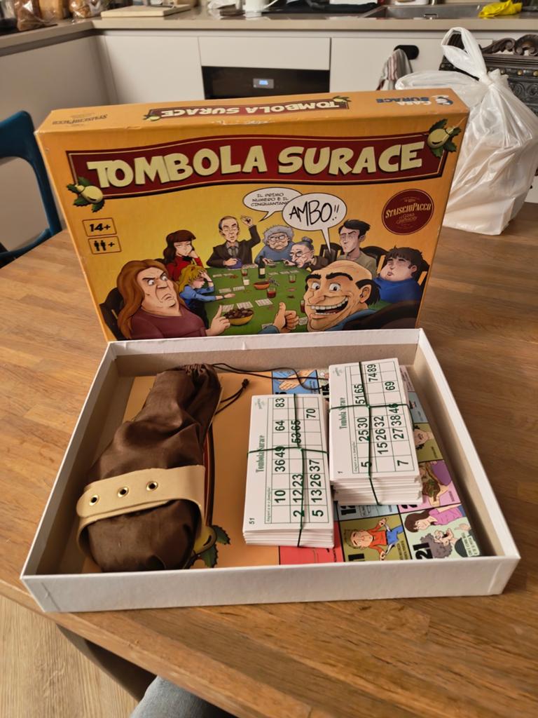 Tombola Surace Bordspel - Italiaans Gezelligheidsspel, Vijf spelers of meer, Ophalen of Verzenden, Gebruikt