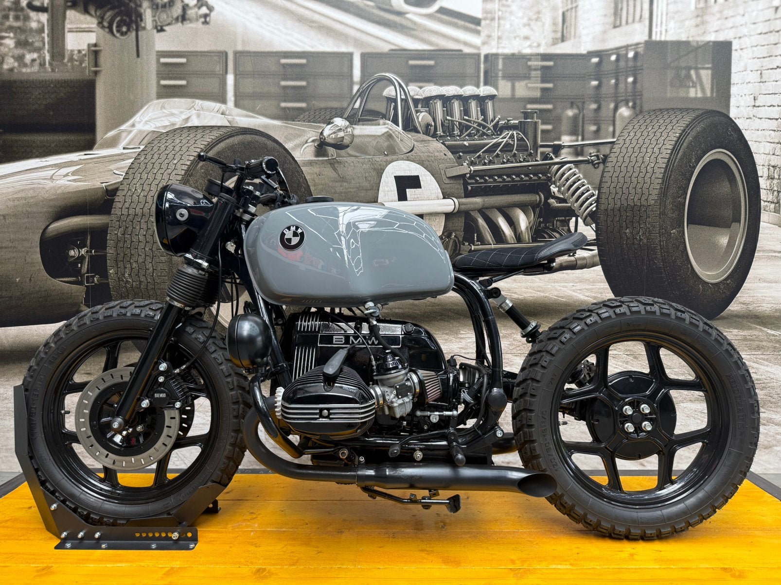 BMW R80 Cafe Racer - Custom (NIEUW), Motoren, Motoren | BMW, 2 cilinders, Sportuitlaat, Nieuw, Particulier