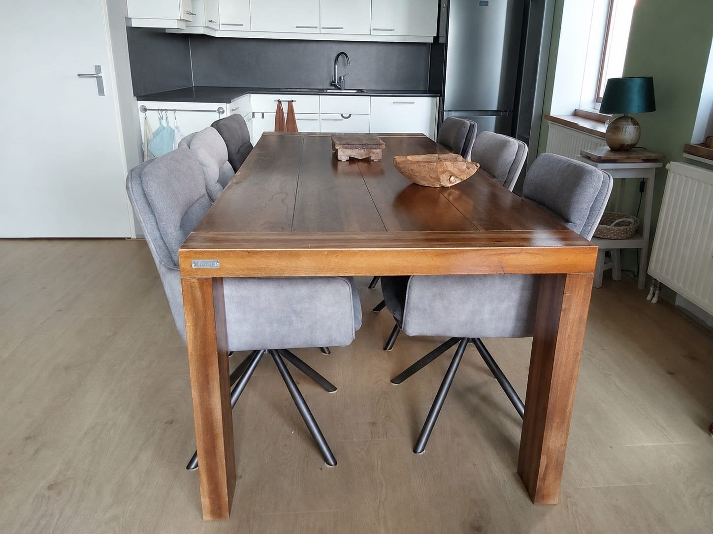 Eetkamertafel, Ophalen, Rechthoekig, 200 cm of meer, 50 tot 100 cm