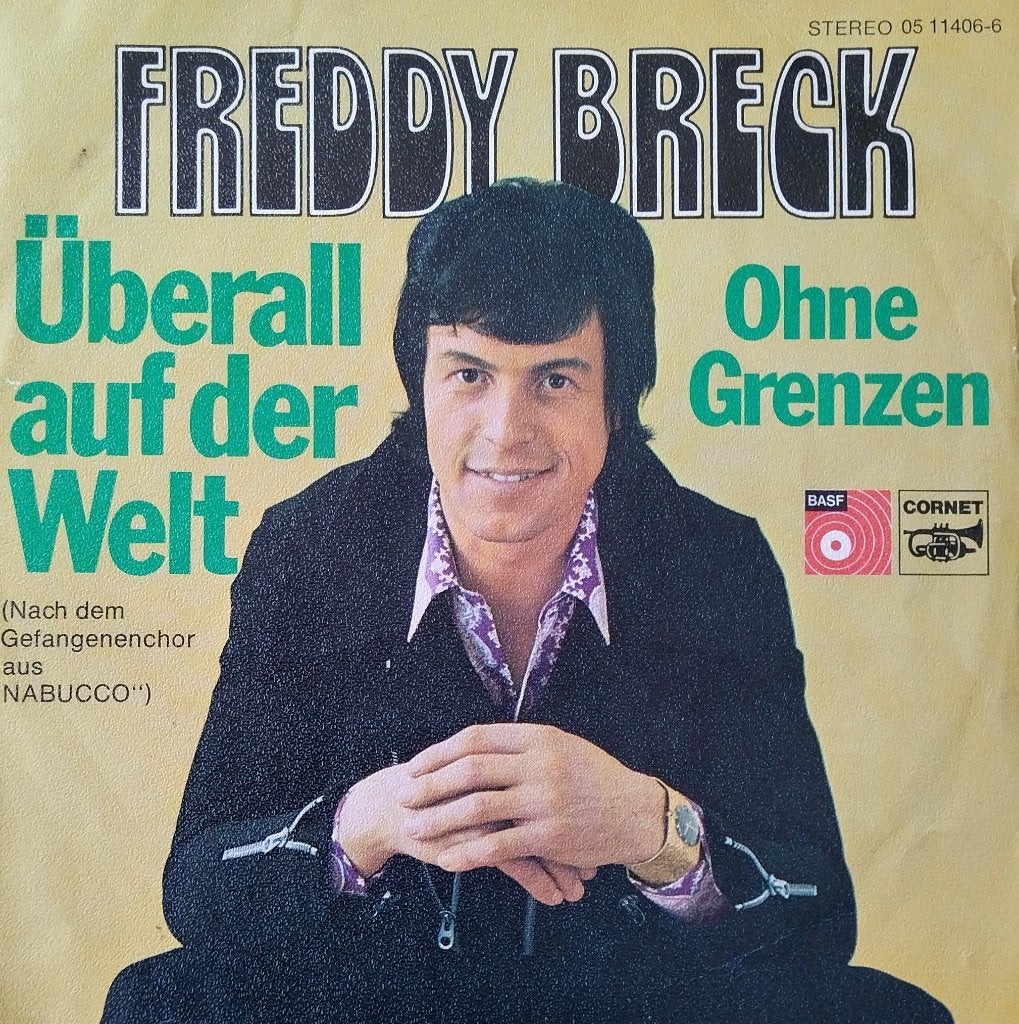 Freddy Breck - Überall auf der welt, Cd's en Dvd's, 7 inch, Zo goed als nieuw, Pop, Overige typen
