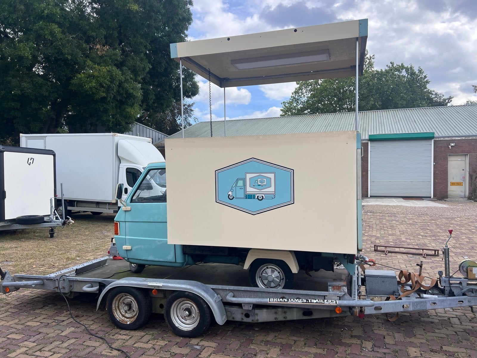 Piaggio Ape TM | Foodtruck | incl. Trailer | uniek!, Ophalen
