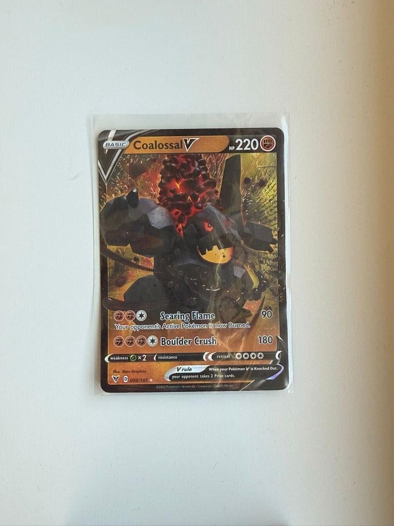 Coalossal V - 098/185 - Vivid Voltage Pokémon, Verzenden, Nieuw, Losse kaart, Foil