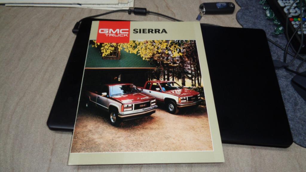 USA Folder  GMC TRUCK  SIERRA    1988, Verzenden, Nieuw, Overige merken
