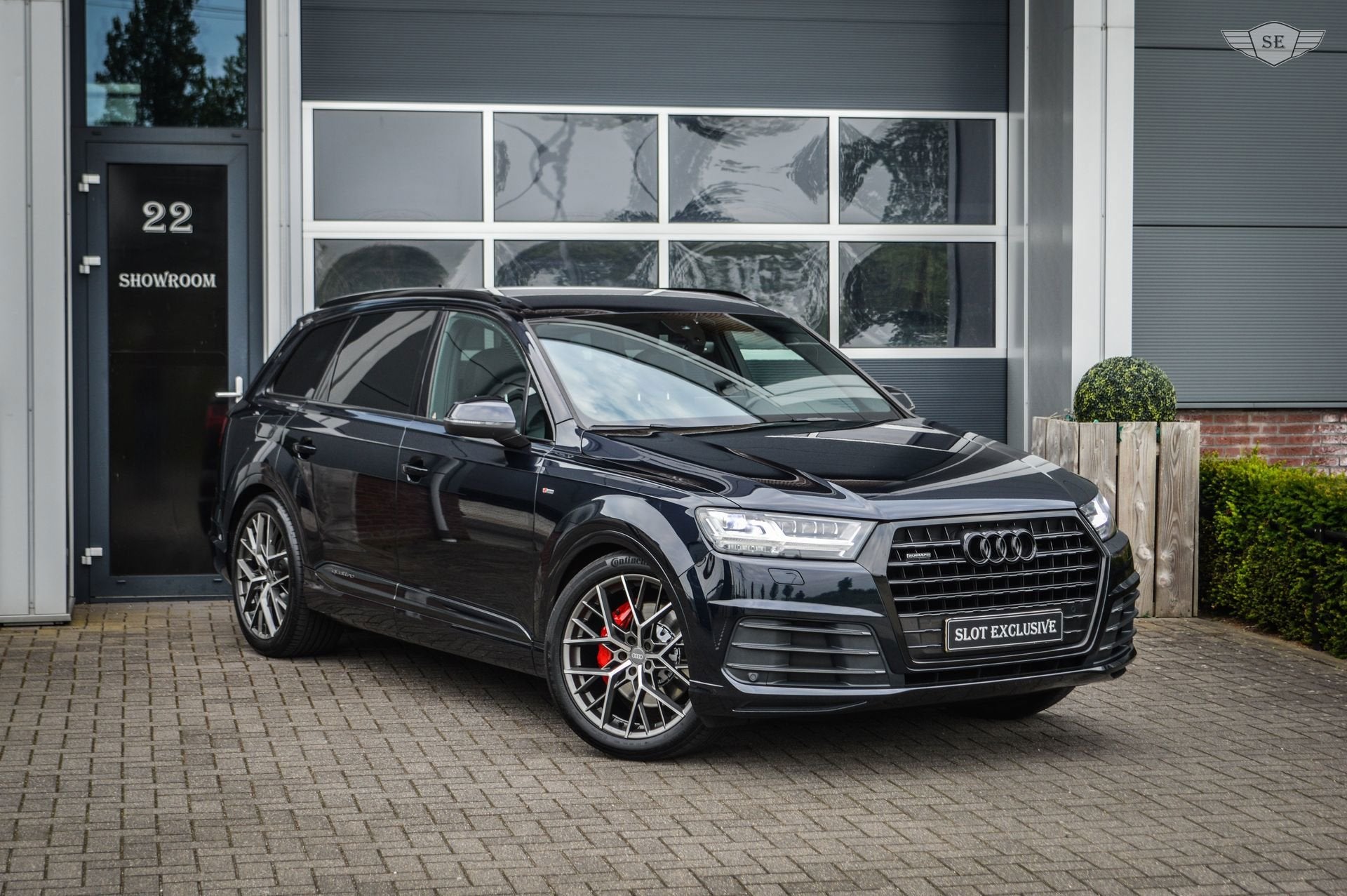 Audi Q7 3.0 TFSI |QUATTRO|PROLINE S|BOSE|LUCHTVERING|MEMORY, Auto's, Audi, Dealer onderhouden, Gebruikt, 2995 cc, Blauw
