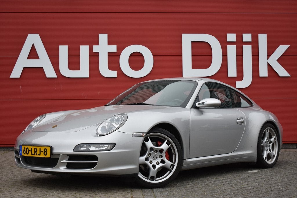 Porsche 911 3.8 Carrera 4S Bi-Xenon | Vol leder interieur |, Auto's, Gebruikt, Zwart, 4 stoelen, Leder
