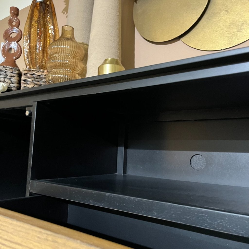 TV-meubel Vinito - Bruin - 110 cm - Pronto Wonen, Niet ingevuld, Niet ingevuld, Niet ingevuld