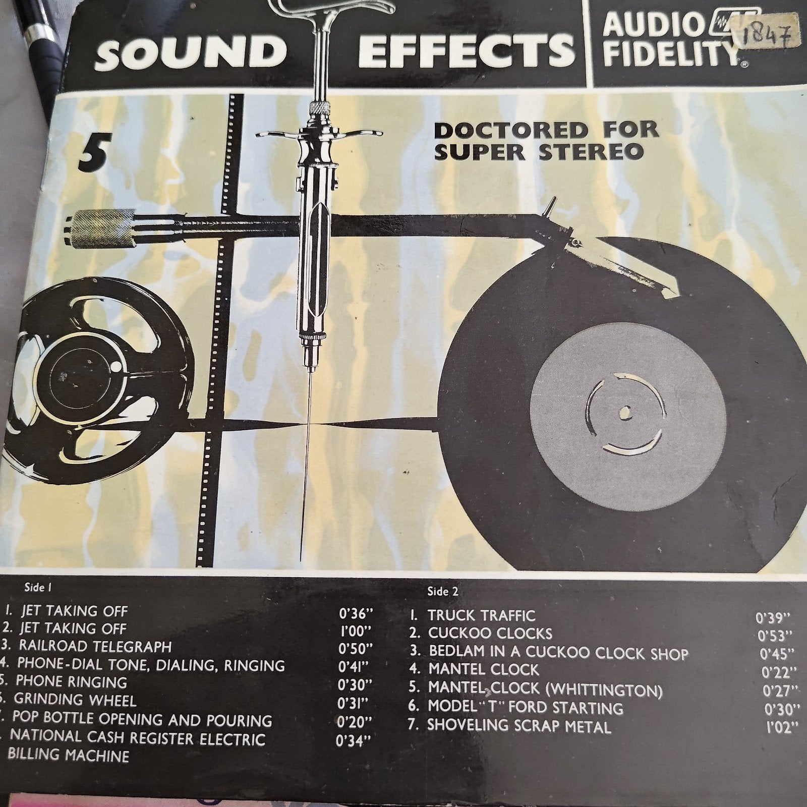 Sound Effects 5 LP - Audio Fidelity Super Stereo, Ophalen of Verzenden, Gebruikt, 7 inch, EP