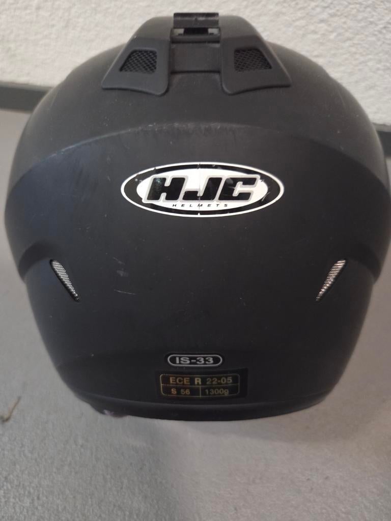 HJC IS-33 Jethelm Zwart Maat S, Ophalen