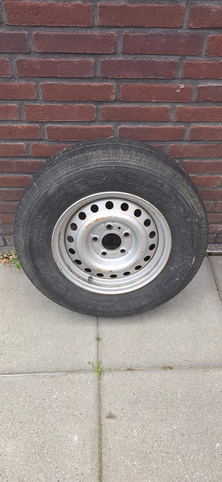 Reservewiel 185R14C voor caravan of aanhanger.  Stalen velg, Caravans en Kamperen, Caravan accessoires, Ophalen, Gebruikt